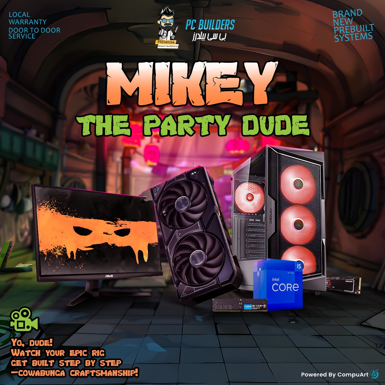 Mikey Build With ASUS VG24Q3A Bundle